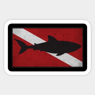 Dive Shark Sticker